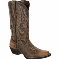 Durango Dream Catcher Women's Distressed Brown Western Boot, DISTRESSED BROWN/TAN, M, Size 9 DRD0327